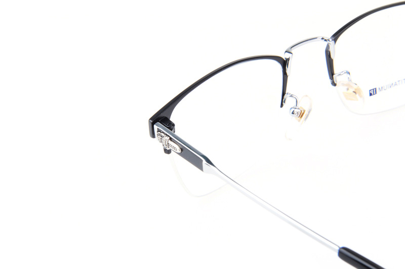 CH1913 Eyeglasses Black Silver