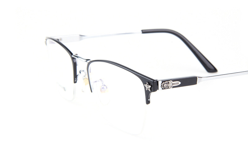 CH1913 Eyeglasses Black Silver