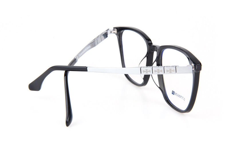 CH1919 Eyeglasses Black Silver