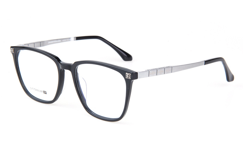 CH1919 Eyeglasses Black Silver