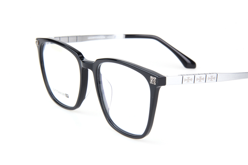 CH1919 Eyeglasses Black Silver