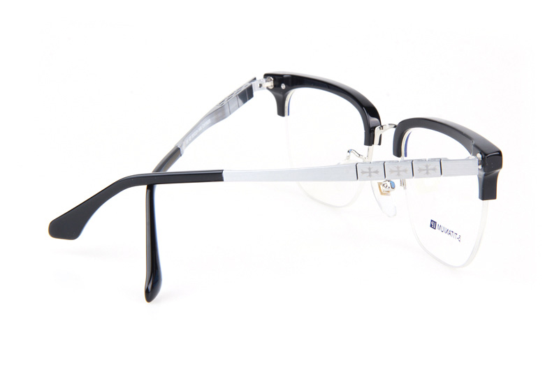 CH1920 Eyeglasses Black Silver