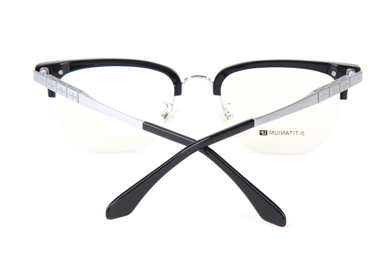 CH1920 Eyeglasses Black Silver