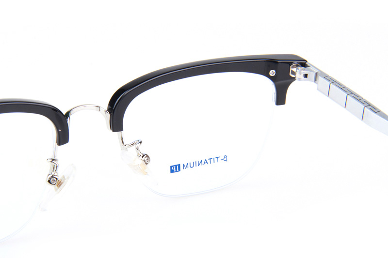 CH1920 Eyeglasses Black Silver