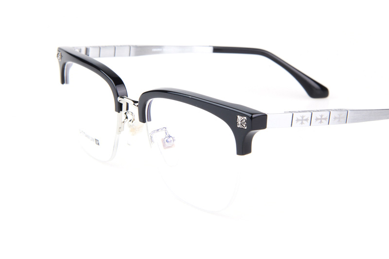 CH1920 Eyeglasses Black Silver