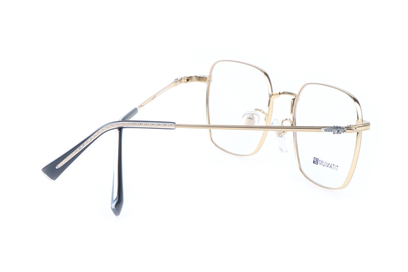 CH2037 Eyeglasses Black Gold