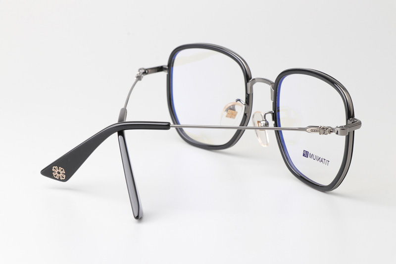 CH2038 Eyeglasses Black Gunmetal