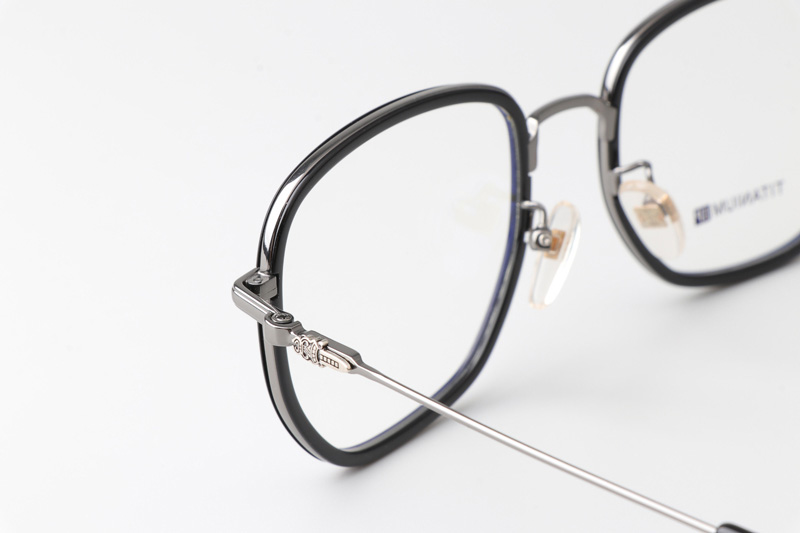 CH2038 Eyeglasses Black Gunmetal