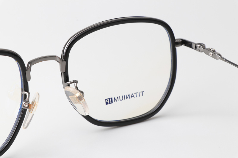 CH2038 Eyeglasses Black Gunmetal