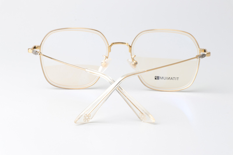 CH2039 Eyeglasses Clear Gold