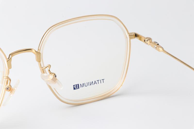 CH2039 Eyeglasses Clear Gold