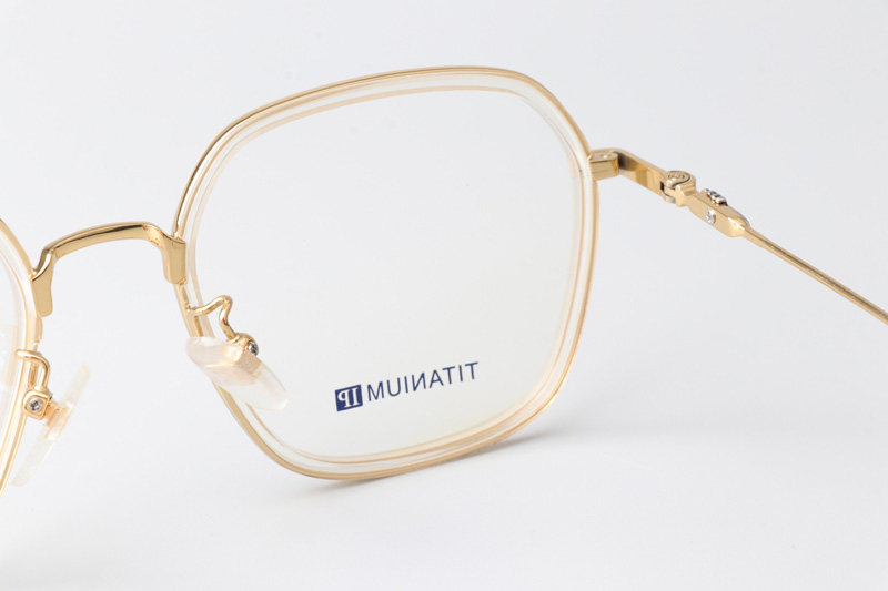 CH2039 Eyeglasses Clear Gold