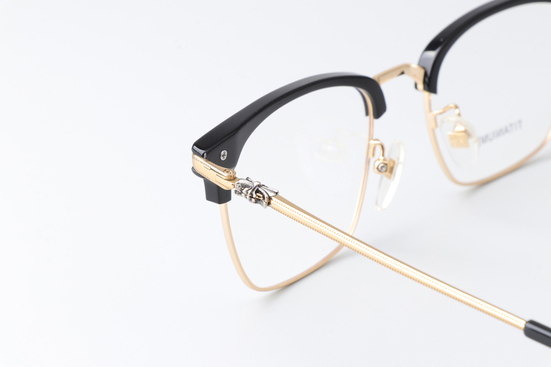 CH2040 Eyeglasses Black Gold