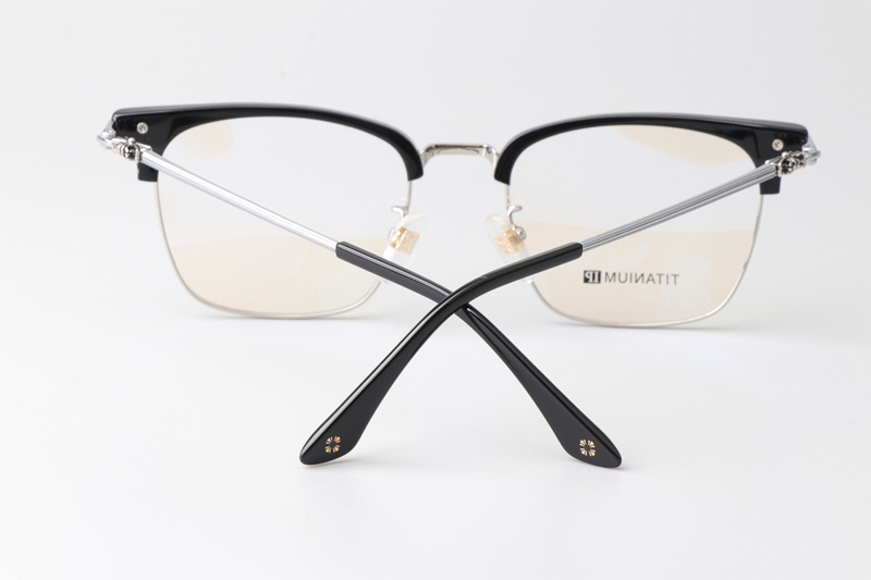 CH2040 Eyeglasses Black Silver