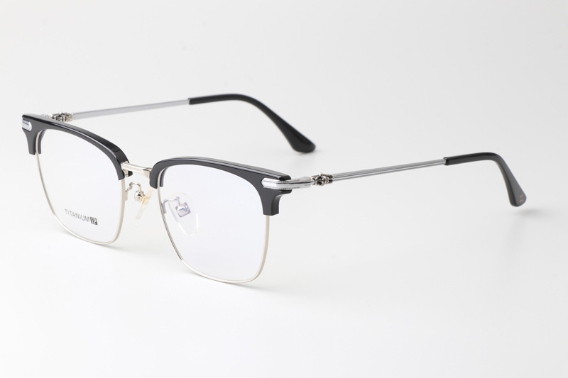 CH2040 Eyeglasses Black Silver