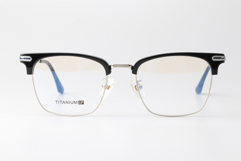 CH2040 Eyeglasses Black Silver