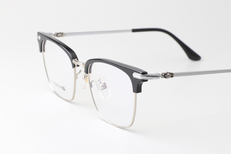 CH2040 Eyeglasses Black Silver