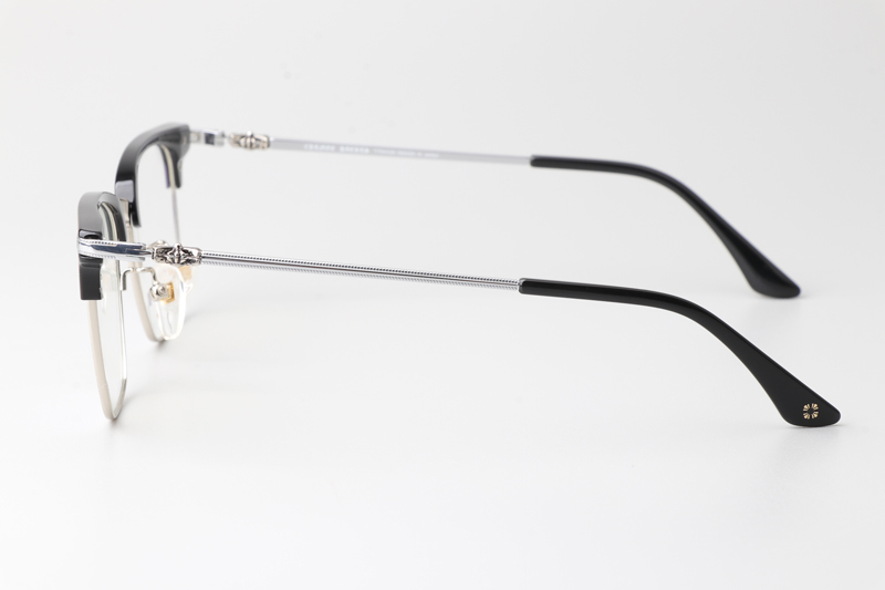 CH2040 Eyeglasses Black Silver