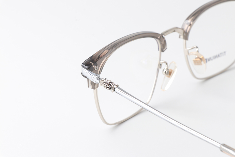 CH2040 Eyeglasses Gray Silver