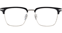 CH2054 Eyeglasses Black Silver