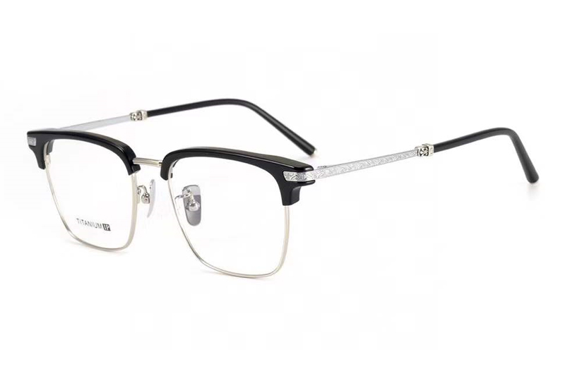 CH2054 Eyeglasses Black Silver