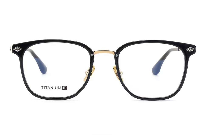 CH2069 Eyeglasses Black Gold