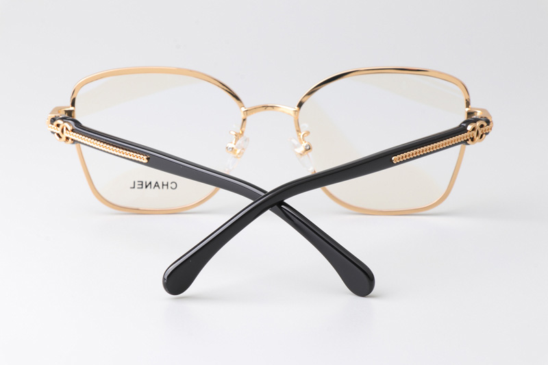 CH2212 Eyeglasses Gold Black