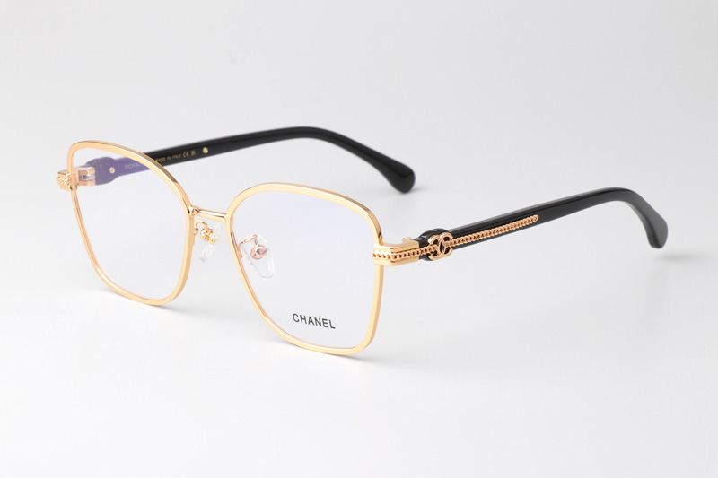 CH2212 Eyeglasses Gold Black