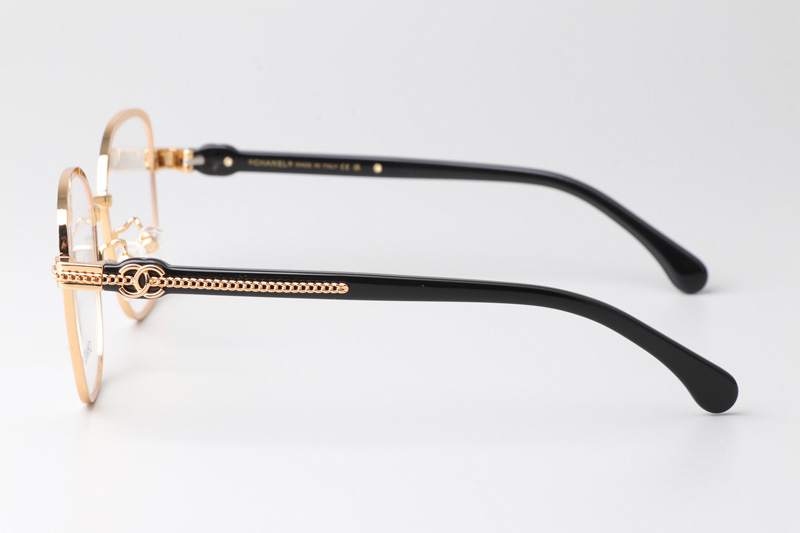 CH2212 Eyeglasses Gold Black