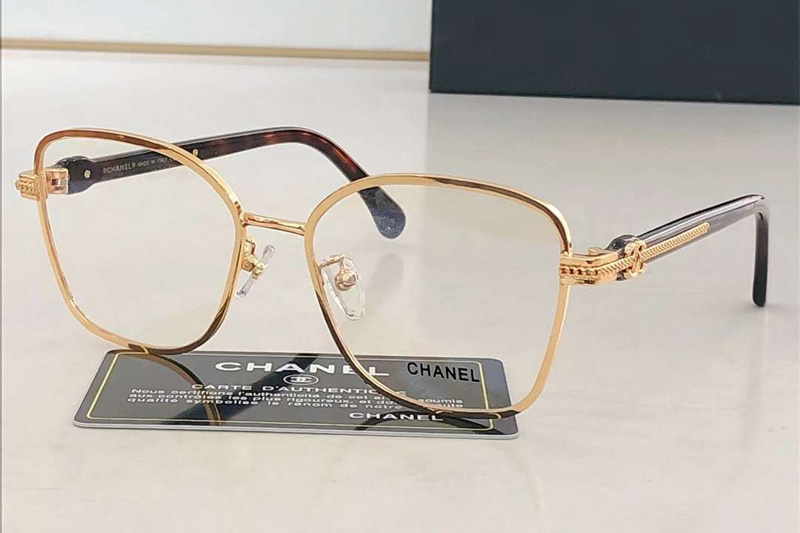 CH2212 Eyeglasses Gold Tortoise