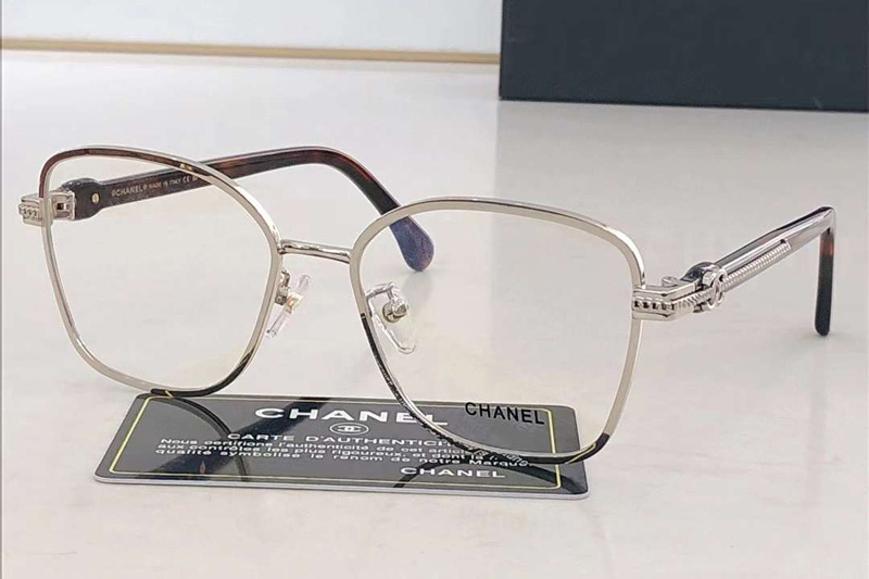 CH2212 Eyeglasses Silver Tortoise