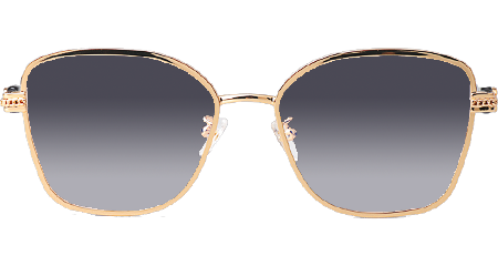 CH2212 Sunglasses Gold Black Gradient Blue