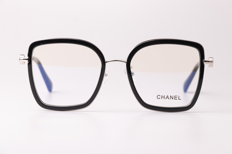 CH2222 Eyeglasses Black Silver
