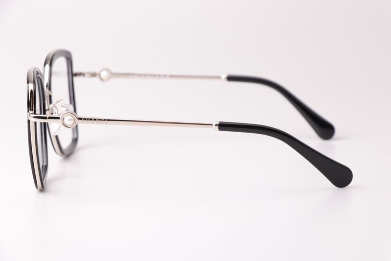 CH2222 Eyeglasses Black Silver