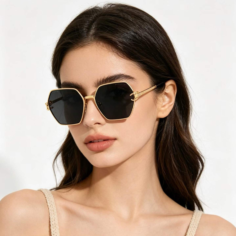 CH2231 Sunglasses Gold Gray