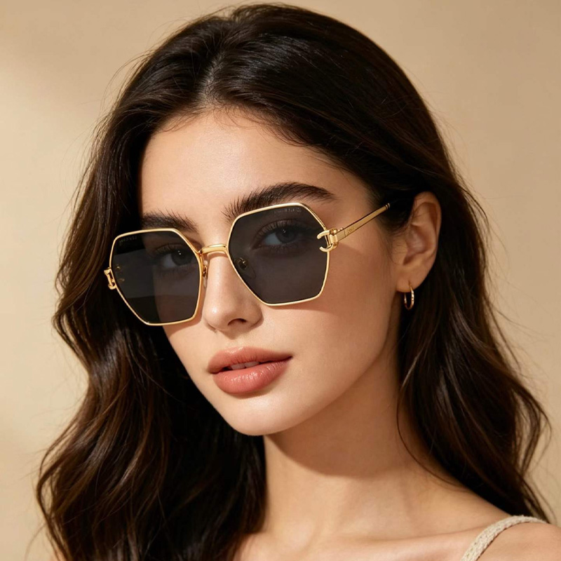 CH2231 Sunglasses Gold Gray