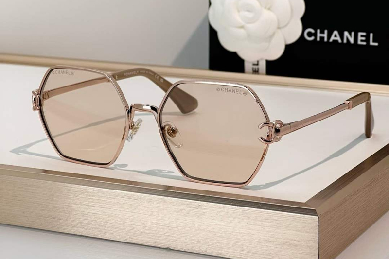 CH2231 Sunglasses Rose Gold Light Brown