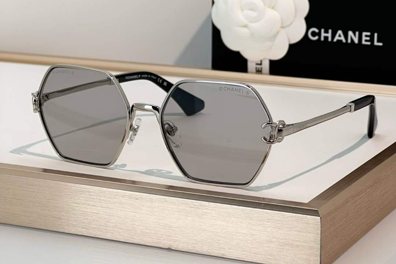 CH2231 Sunglasses Silver Light Gray