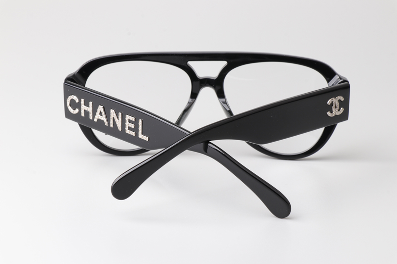 CH3397B Eyeglasses Black Silver