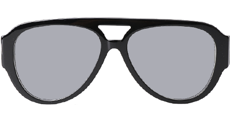 CH3397B Sunglasses Black Silver