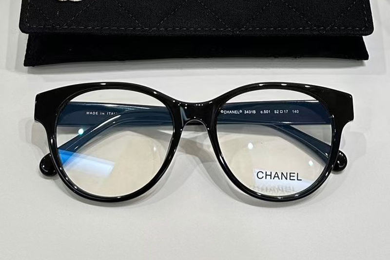 CH3431B Eyeglasses In Black