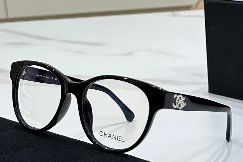 CH3431B Eyeglasses In Black Silver