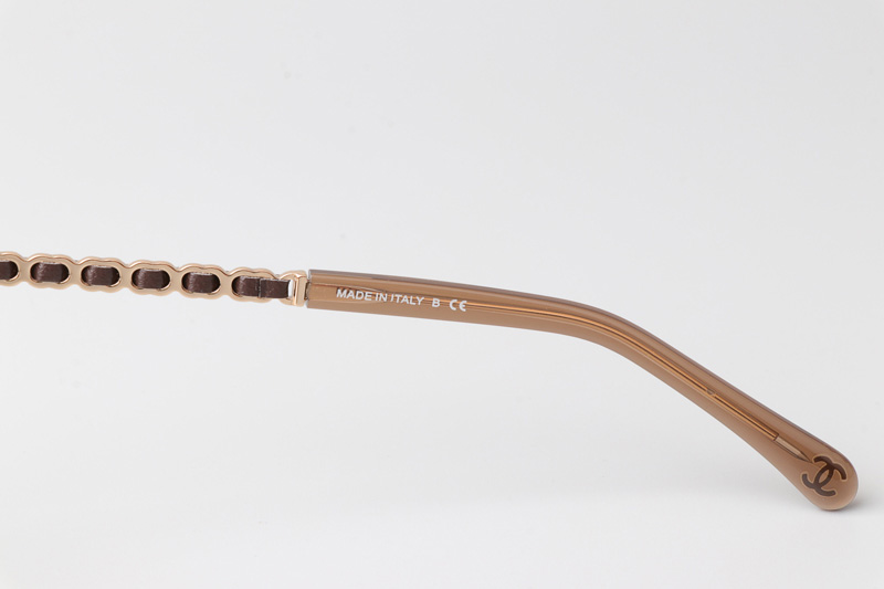 CH3435 Eyeglasses Brown Gold