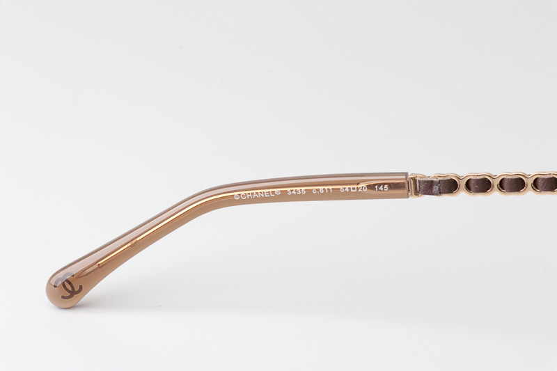 CH3435 Eyeglasses Brown Gold