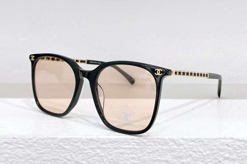 CH3435 Sunglasses Black Gold Pink