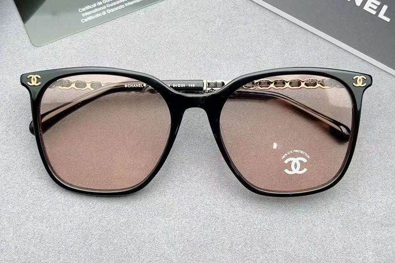 CH3435 Sunglasses Black Gold Pink