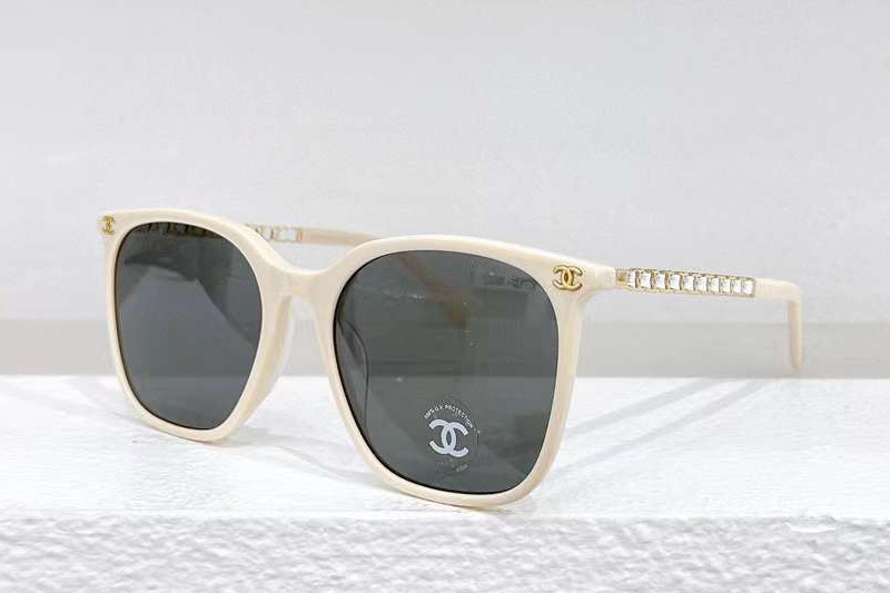 CH3435 Sunglasses Cream Gold Gray