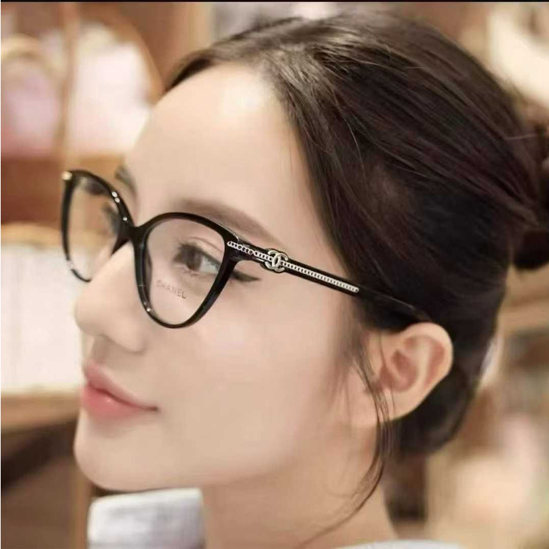 CH3457 Eyeglasses Black Gold