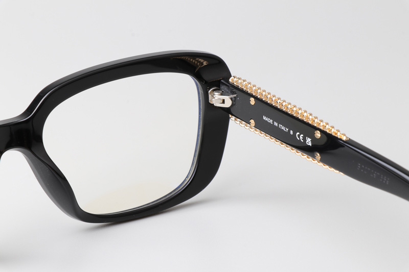 CH3461 Eyeglasses Black Gold