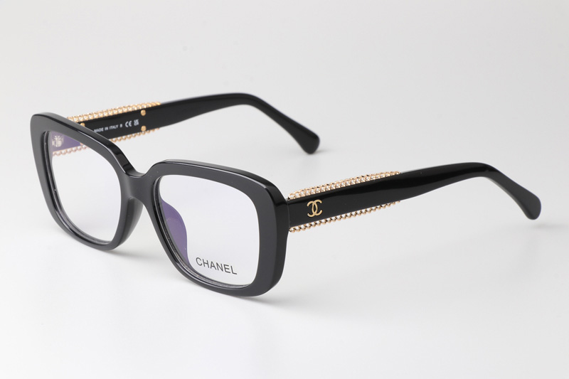 CH3461 Eyeglasses Black Gold